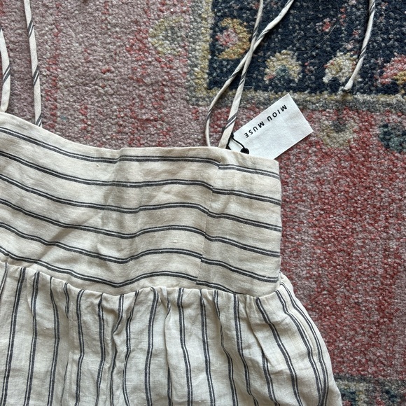 Miou Muse Linen Romper - Picture 2 of 3